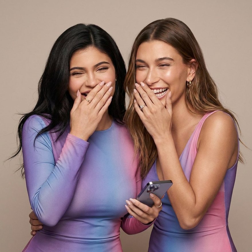 Kylie Jenner e Hailey Bieber